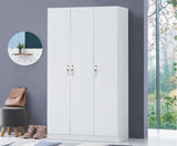 Easton 3 Door Double Wardrobe- White