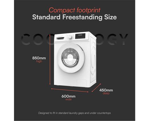 Cookology CWM6KG1000 6kg 1000 spin Washing Machine