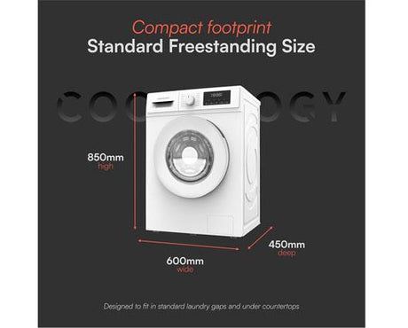 Cookology CWM6KG1000 6kg 1000 spin Washing Machine
