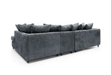 Heidi Right Hand Facing Corner Sofa Plus - Dark Grey