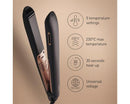 Panasonic EH-HS99 Nanoe Ceramic Hair Straightener for Improved Shine with Temperature Control (Black/Rose Gold)
