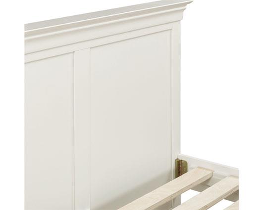 BORDEAUX 4'6" HIGH END BED - IVORY