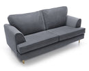 Hollie 3 Seater Sofa - Dark Grey