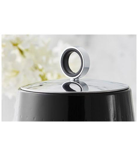 Elegance Set of 3 Canisters Black