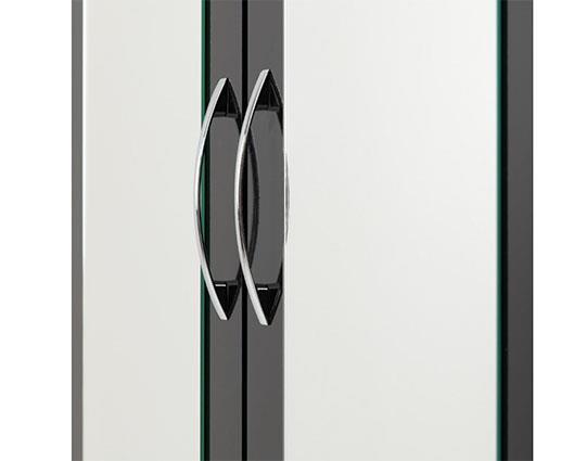 NEVADA 3 DOOR 2 DRAWER WARDROBE - BLACK GLOSS