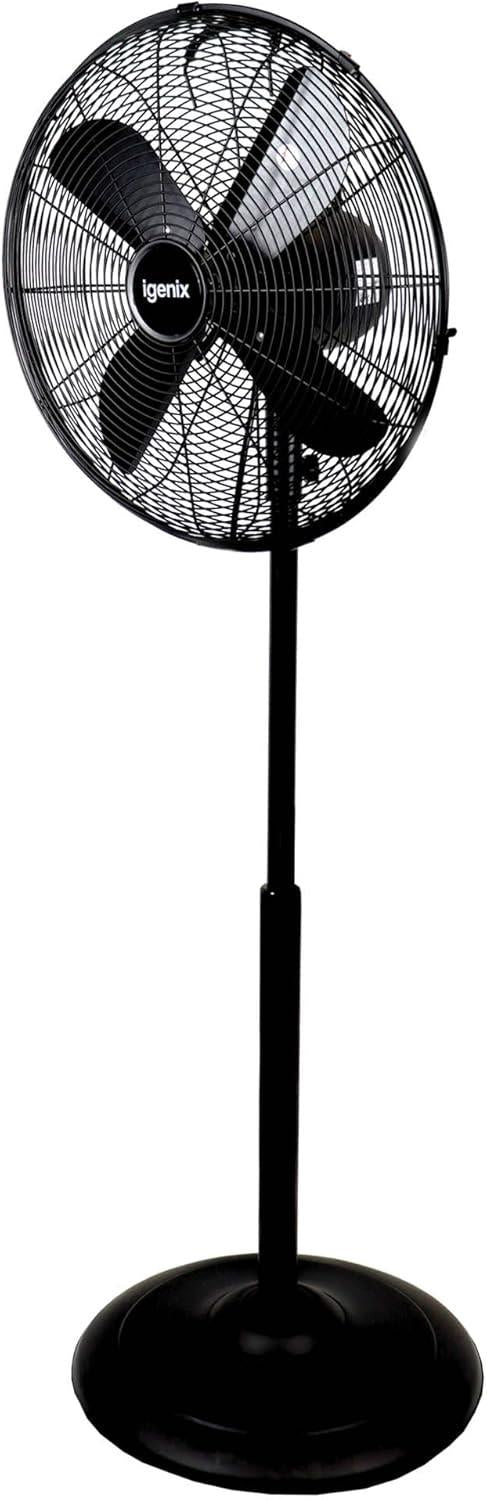 Igenix 16" Pedestal Fan Black