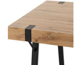 TREVISO DINING TABLE - LIGHT OAK EFFECT