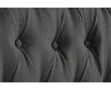 Valentino King Bed - Charcoal