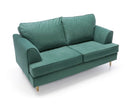 Hollie 2 Seater Sofa - Forest Green