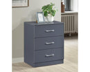 Highbury 3 Drawer Chest - Dark Grey