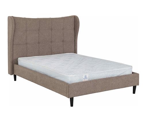 VERONA 5' BED - BROWN FABRIC