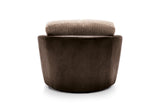 Dulcie Swivel Chair - Brown & Beige