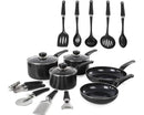 Morphy Richards 14 Piece Cookware Set - Black