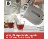 Black + Decker 1.7L Jug Kettle Grey