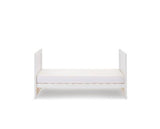 Nika Mini Cot Bed & Underdrawer - White Wash