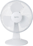 Igenix 12" Desk Fan White