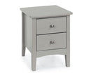 Como 2 Drawer Bedside Cabinet-Light Grey