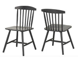EMERY DINING CHAIR (X2 PER BOX) - DARK GREY