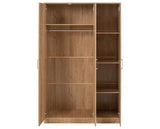 DAKOTA 3 DOOR WARDROBE - OAK EFFECT