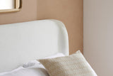 Lanis Double Ottoman Bed - Cream