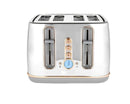 Haden Dorchester 4 Slice Toaster Chrome and Rose Gold