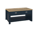 Harper 2 Drawer Coffee Table-Navy