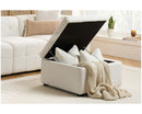 Milo Footstool - White