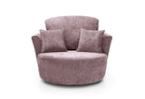 Heidi Swivel Chair - Pink