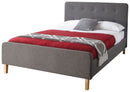 Ashbourne Bedstead Double Bed - Grey