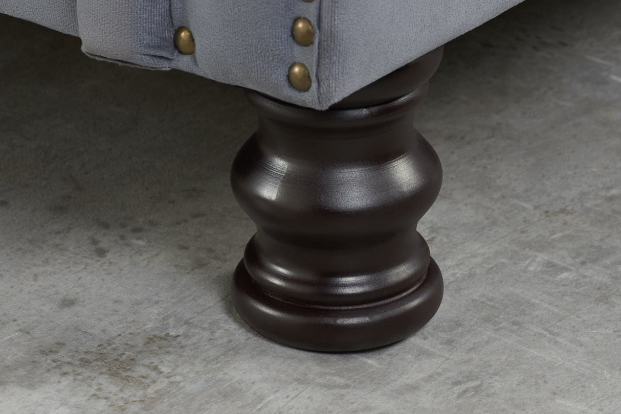 Opulence Double Bed - Grey