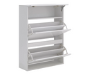 Graze Wall Hanging Two Tier Shoe Cabinet- White