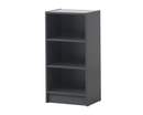 Traditional Small Narrow Bookcase-Dark Grey