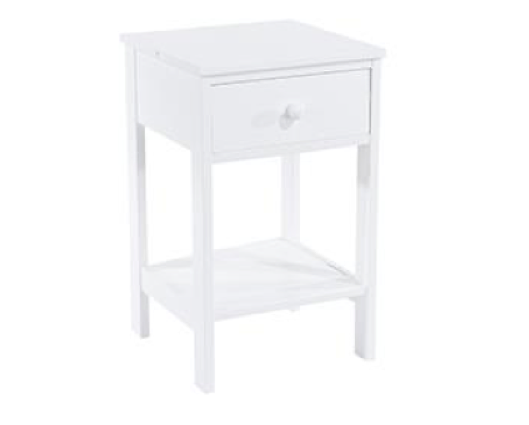 Essentials 1 Drawer Petite Bedside Cabinet