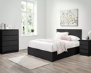 Oslo Double Ottoman Bed - Light Grey