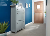 Deluxe 2 Tier Shoe Cabinet