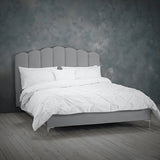 Walker Kingsize Bed Silver