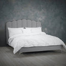 Walker Kingsize Bed Silver