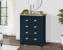 Harper 4 Drawer Chest-Navy