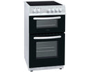 Statesman EDC50W 50cm Double Electric Oven With Ceramic Hob White