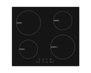 White Knight DAWKHBII60-P 60cm Induction Hob 4 Zone With Boost & Child Lock Black 