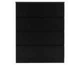 Marcus 4 Drawer Chest - Black