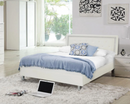Calvino King Size Bed White