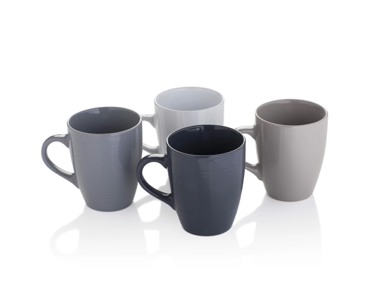 Sabichi 4 Piece Texture Mug Set