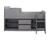 Franklin Low Sleeper Bed - Grey