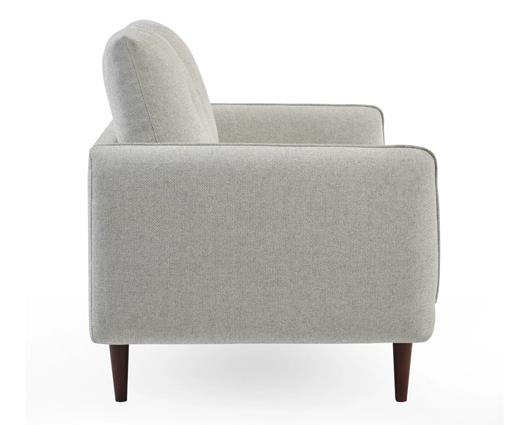 Remy Fabric 3 Seater Sofa Light Grey