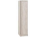 MALVERN 1 DOOR WARDROBE - URBAN SNOW