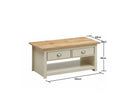 Lincoln 2 Drawer Coffee Table