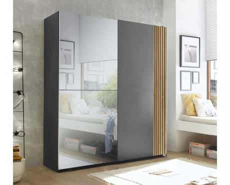 Berno Sliding 2 Door Wardrobe With Mirror