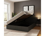 Serena Double Side lift Ottoman Bed - Grey