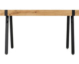 TREVISO & AVERY DINING SET (X4 CHAIRS) - LIGHT OAK EFFECT/GREY VELVET